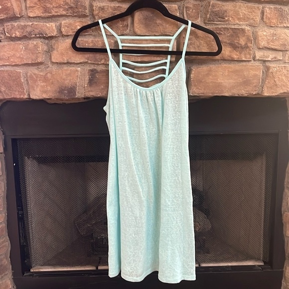 Sea foam green nightie or swimsuit coverup. Medium.